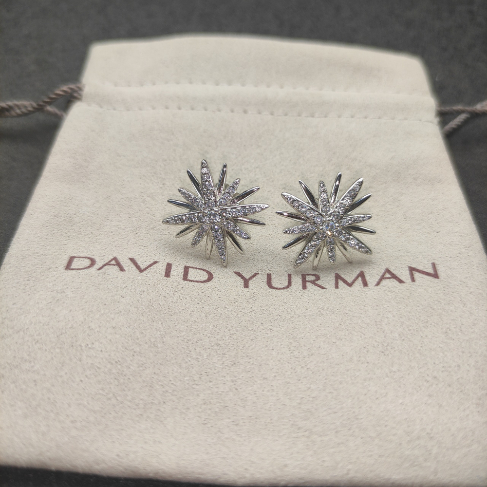David Yurman Sunflower Diamond Stud Earrings